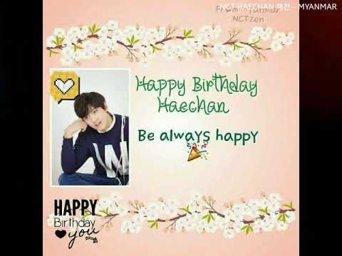 Haechan birthday project from Myanmar  시즈니 #180606