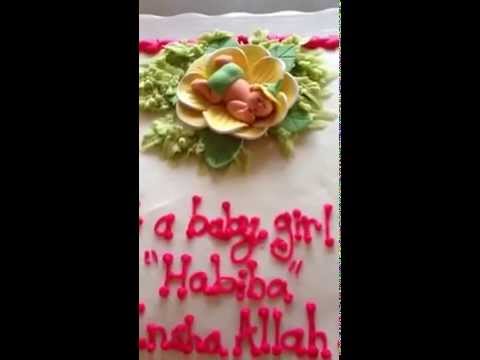 Habiba's cake before it got eaten!