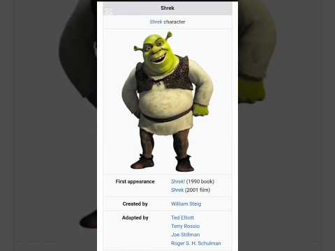 Wikipedia Shrek