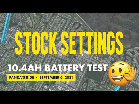 Stock Settings Friend Ebike Full Throttle Range Test