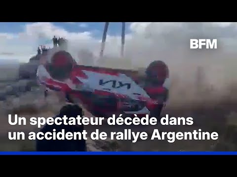 Argentine: un spectateur décède dans un accident de rallye à Córdoba