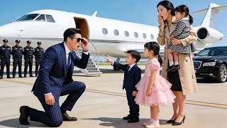 CEO는 젊은 여자의 두 아이를 보고 깜짝 놀랐는데, 자기와 똑같이 생겼더라