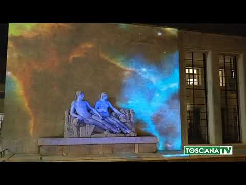 2019-12-18 FIRENZE - LO SBARCO DELLA LUNA SULLA PALAZZINA REALE