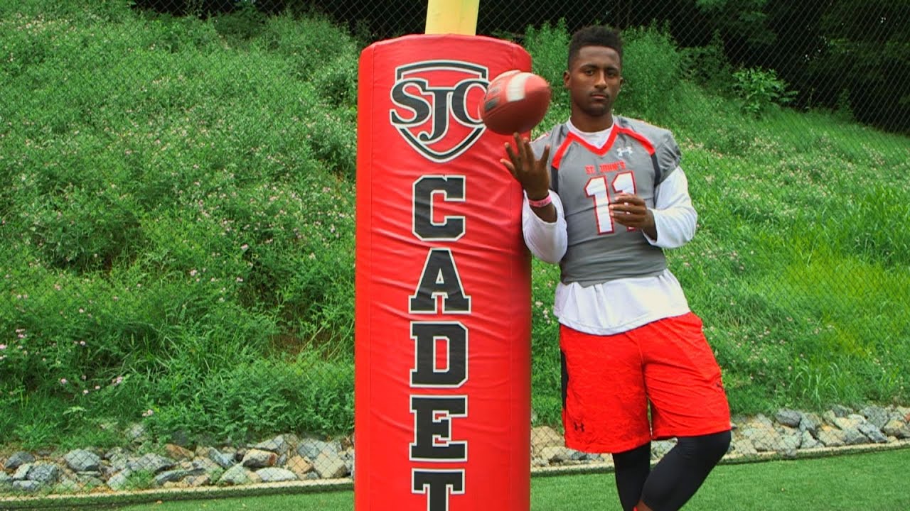 Kasim Hill - St. John&#039;s Quarterback - Highlights/Interview