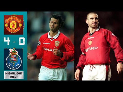 Manchester United 4 x 0 Porto ( Ryan Giggs, Cantona)   ●UCL 1996/1997 Extended Goals & Highlights