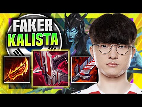FAKER BRINGS BACK HIS ICONIC KALISTA! - T1 Faker Plays Kalista Mid vs Lucian! | Season 11
