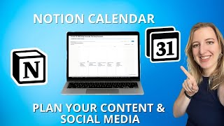 Plan Your Content & Social Media in Notion Calendar! Template Update + Walkthrough