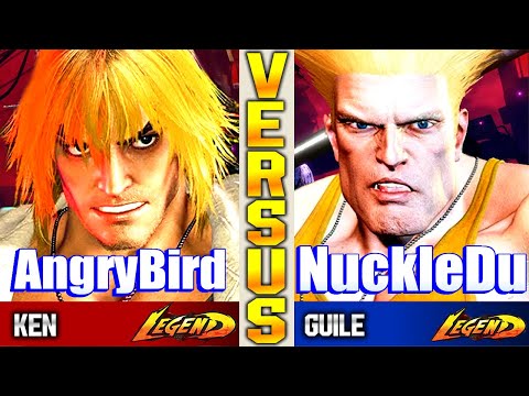 SF6 AngryBird (Ken Vs Guile) NuckleDu ▰ High Level