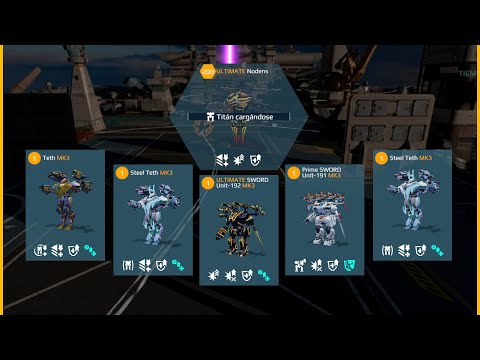 War Robots: Meta Before Nerf | Teth, Ultimate Sword Unit, Hedjet, Deshret, ARM L Gameplay