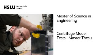 Centrifuge Model Tests of Soil Nail Walls – Master Thesis Project