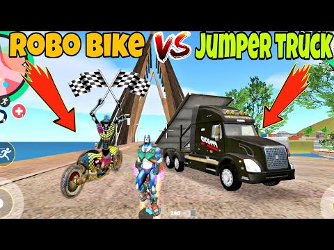 rope hero vice town game | robo bike vs jumper truck | rope hero game | rope hero vice town#ropehero