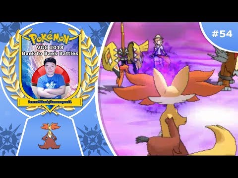 "A Psyshocking Delphox" Pokémon Ultra Sun & Moon VGC 2018 Baek to Baek Battles - Episode 54