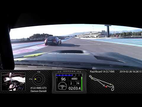 Paul Ricard Onboard (Le Castellet, France) Blancpain GT Test Day -- Mercedes AMG GT3