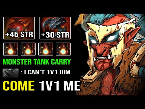 Even Ursa Can't Stand 1v1 This Troll Warlord 100% Deleted Mid with Heart + Satanic Dota 2