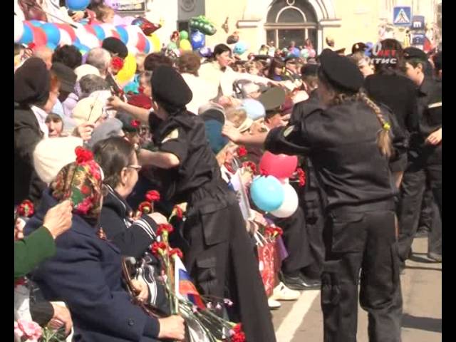 Праздничным шествием началось 9 мая в Ангарске