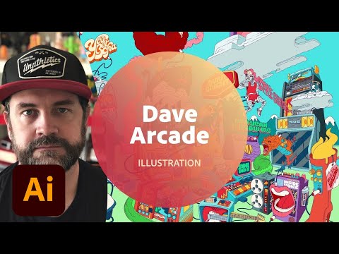 Illustration with Dave Arcade - 1 of 3 | Adobe Creative Cloud