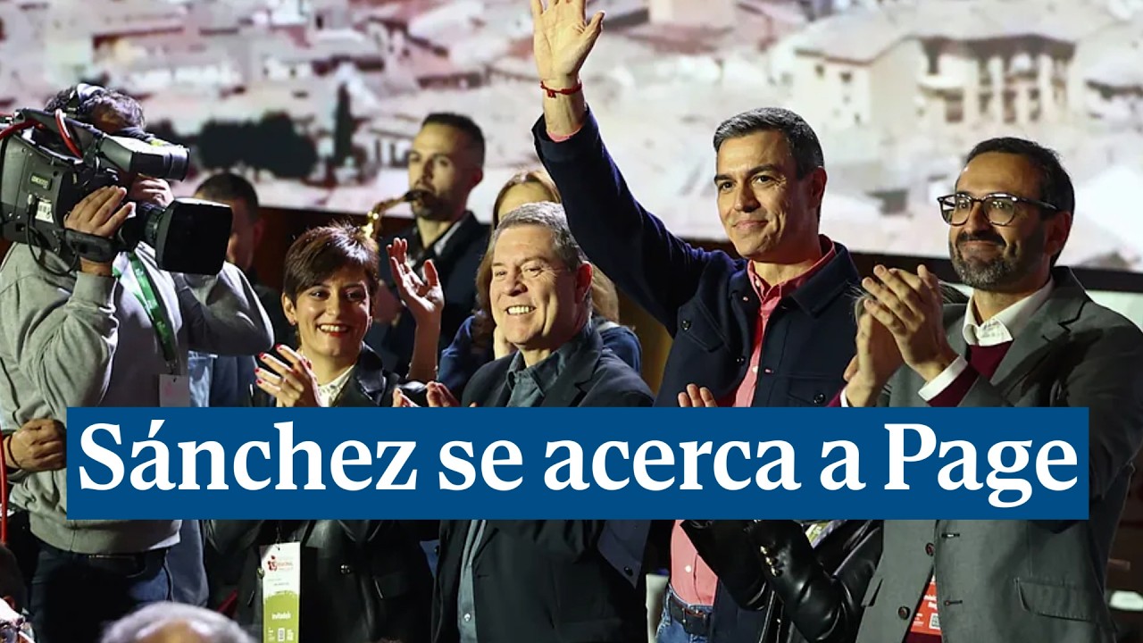 Sánchez se intenta acercar a Page y agradece su gestión de la DANA Estamos contigo