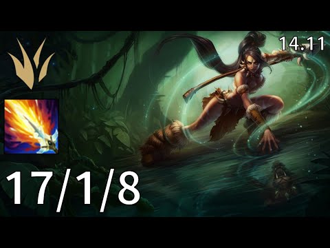 Nidalee Jungle vs Kindred - EUW Master | Patch 14.11