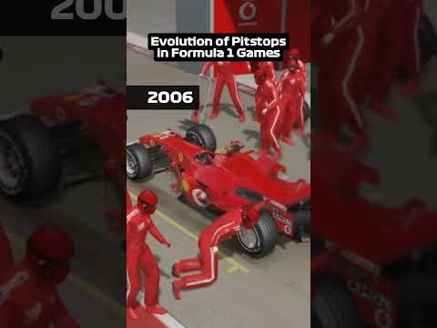 Evolution of Pitstops in F1 Games #f1 #f1games #f125
