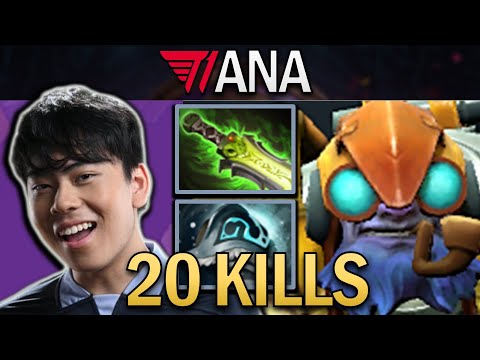 Tinker Dota 2 7.32 Gameplay T1.Ana with 20 Kills and Ethereal-Shivas #dota2 #dota2gameplay