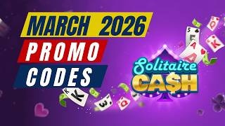 Solitaire Cash Promo Codes March 2026 ✅ Free Gems & Bonus Cash (Working Codes Today)