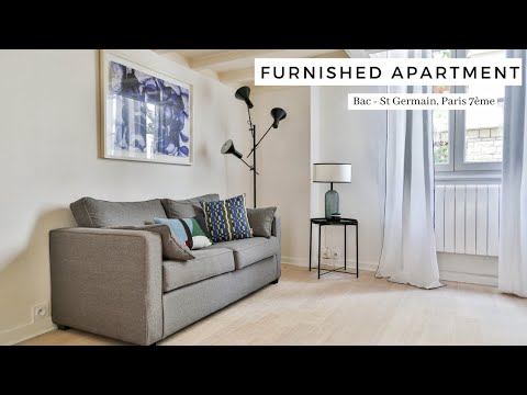 Paris Apartment Rental Tour One Bedroom | Bac - St Germain Paris 7th | PARISRENTAL - REF.60255