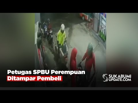 Petugas SPBU Perempuan Ditampar Pembeli