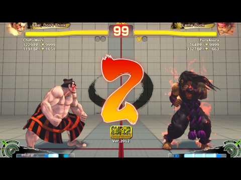 SSFIV (ChiPoWers)E.Honda vs Evil Ryu(FuryAsura)