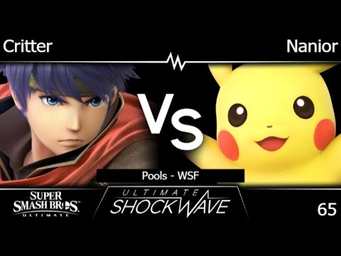 USW 65 - Critter (Ike) vs Nanior (Pikachu) Pools - WSF - SSBU