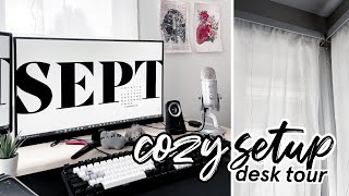 Simple desk/study setup & tour 💻