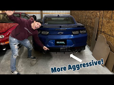 2020 6th Gen Camaro SS - Rear Diffuser Install!