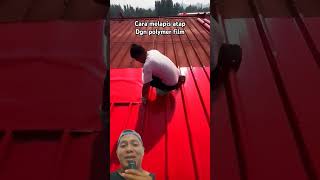 Download lagu How to coat a spandek roof with polymer film #short #roofcoating mp3