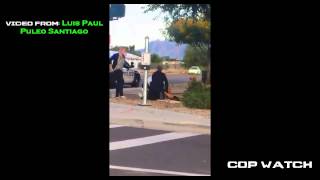Arizona Cop punches a 15yr old helpless girl in the face 2 times