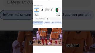 Argentina menang dari goal hattrick #worldcup #fifa #shorts