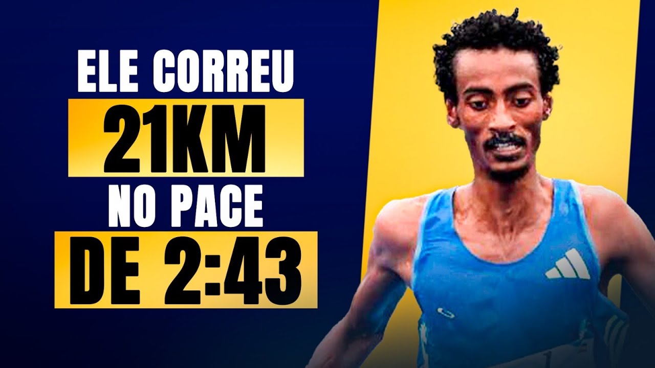 O IMPRESSIONANTE NOVO RECORDE MUNDIAL DA MEIA MARATONA 57:30