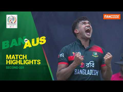 Bangladesh Seal First-Ever ODI Series Win vs Australia | Bangladesh vs Australia ODI Highlights