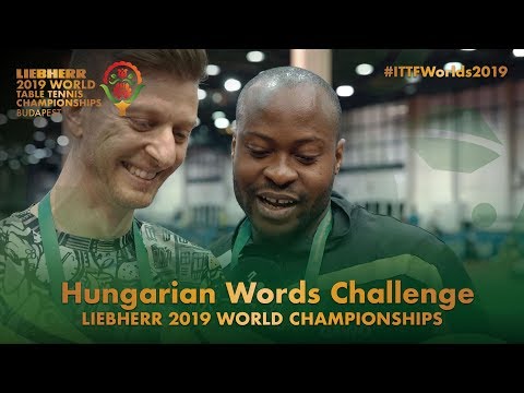Hungarian Words Challenge Part 2 | 2019 World Table Tennis Championships