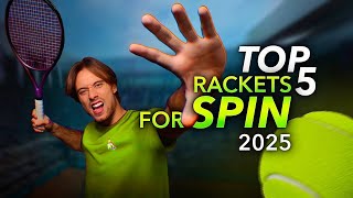 Top 5 Best Rackets for Spin 2025 by Gladiators