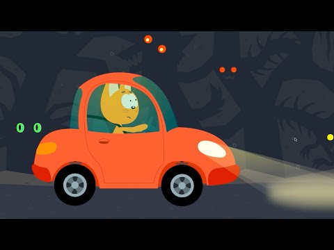 Dangerous Cave - Meow Meow Kitty and magic garage - Animation and songs for kids