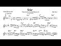 Kenny Barron - Solar (transcription)