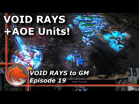 StarCraft 2: AoE Units With MASS Void Rays! (Templar, Colossus, Disruptors!)