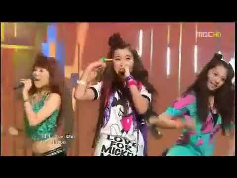 [HQ] 090725 4Minute - Michael Jackson Intro + Hot Issue