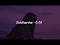 Siddhartha - 0:00 ❤|| LETRA