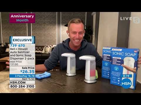 Chad Allen® (TVchad®) and Suzanne Runyan present Sonic Soap 2pk on HSN by Bell and Howell