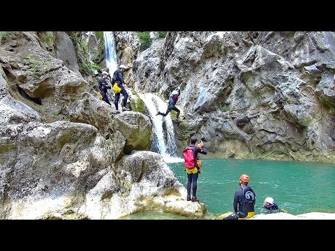 2014  nyár Horvátország Cetina canyoning