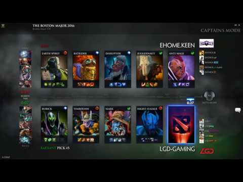 Boston China Qualifiers - LGD vs. EHOME.K (Game #1)