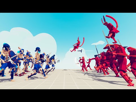 DYNASTY TEAM vs EVIL TEAM TABS Totally Accurate Battle Simulator