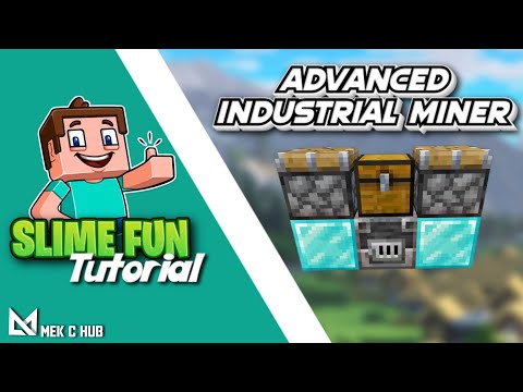 #16 MINECRAFT : Slimefun Tutorial | Basic Machine ➡️ [ Advanced Industrial Miner ]