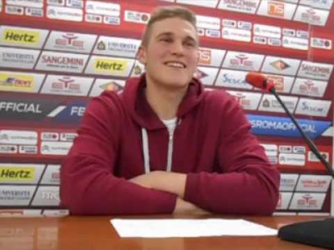 Unicusano Virtus Roma - Lighthouse Trapani: Gabriele Benetti in sala stampa