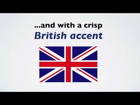 British Accent Training tutorial ✔